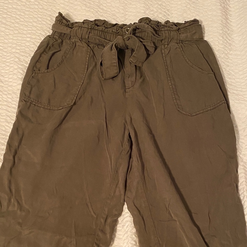 Torrid Olive Wide Leg Pants